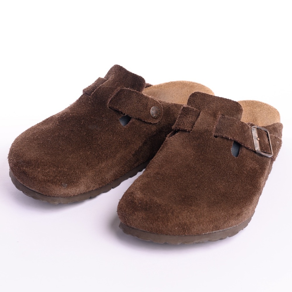 Birkenstock Betula Clogs - Brown Suede EU size 37